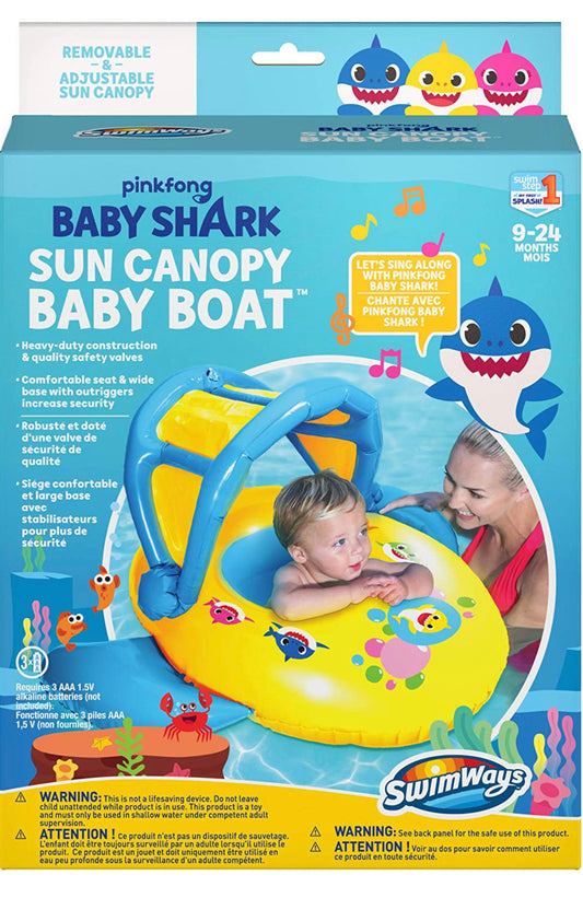 Baby Shark 音樂防曬擋Baby Boat