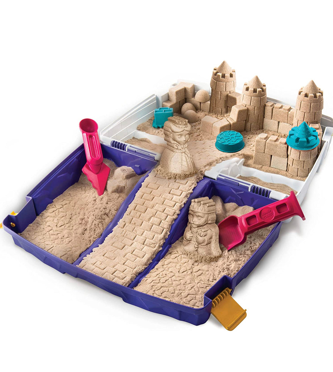 Kinetic Sand 動力沙 原色沙城堡工具箱套裝