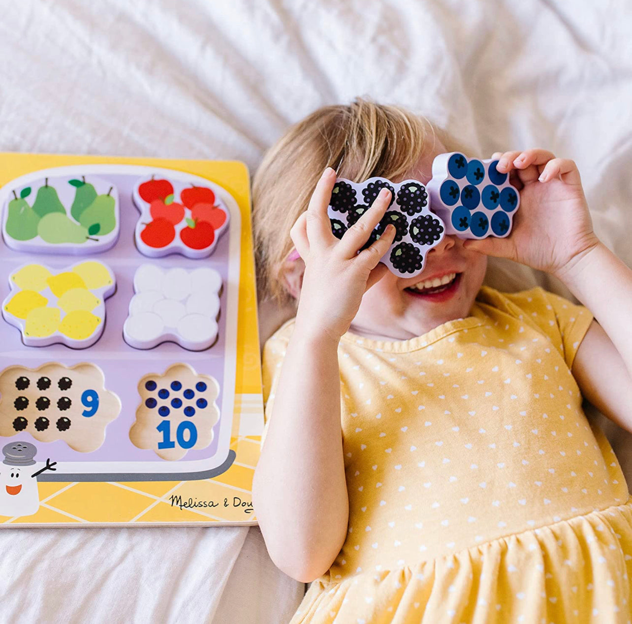 Melissa & Doug x Blue's Clues 🌈數圖chunky puzzle