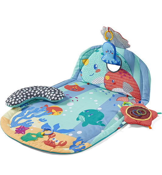 Infantino - 海洋主題巨型3階段 Tummy Time Play Mat🐠