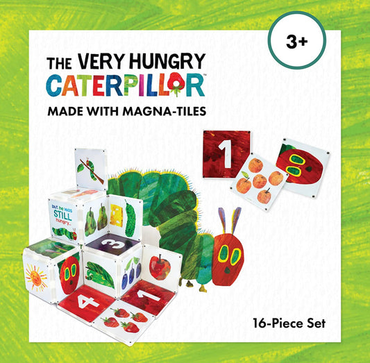 Eric Carle x Magna-Tiles 磁力片積木玩具 - The Very Hungry Caterpillar 16塊套裝