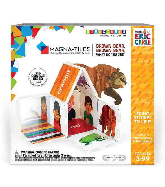 Eric Carle x Magna-Tiles 磁力片積木玩具 - Brown Bear, Brown Bear 16塊套裝