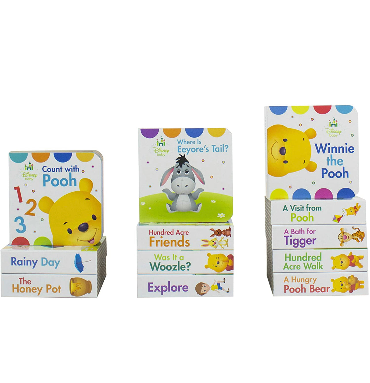 Disney - 小熊維尼 Winnie the Pooh My first block book (12本裝)