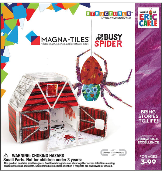 Eric Carle x Magna-Tiles 磁力片積木玩具 - The Very Busy Spider 16塊套裝