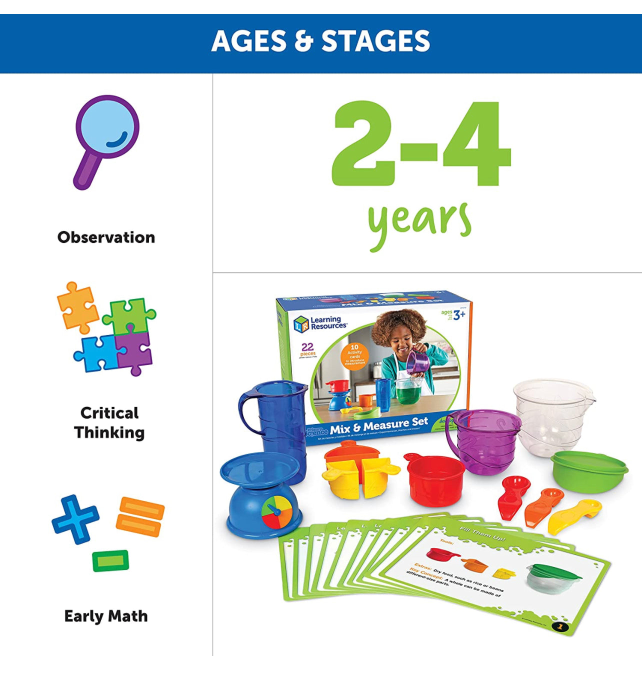 Learning Resources - Mix & Measure Science工具套裝