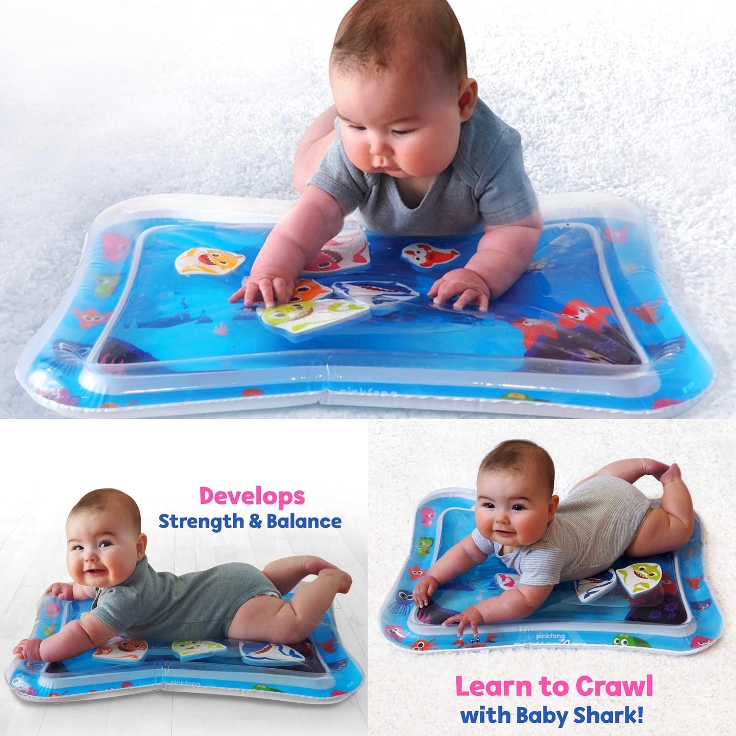 Baby Shark Tummy Time Play Mat