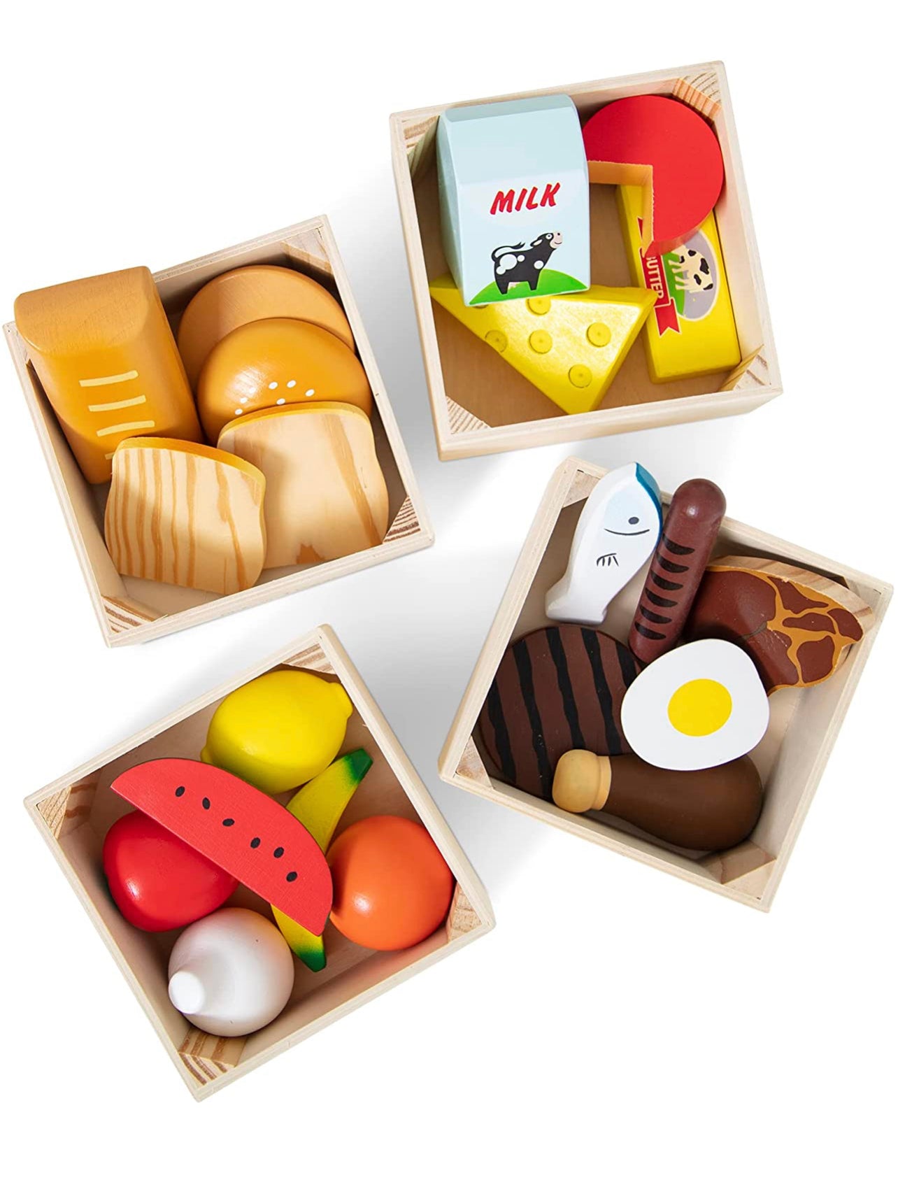 Melissa & Doug - 木製食物套裝