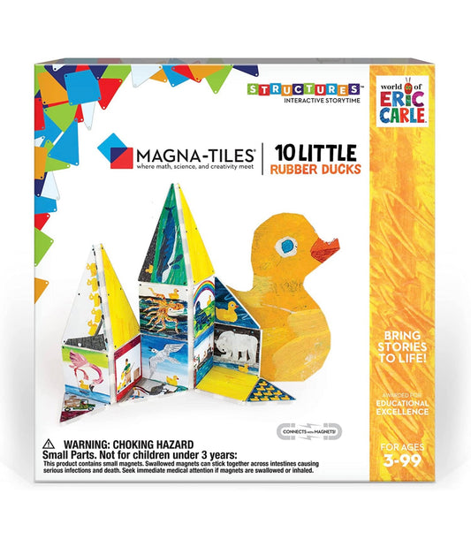 Eric Carle x Magna-Tiles 磁力片積木玩具 - 10 Little Rubber Ducks 18塊套裝