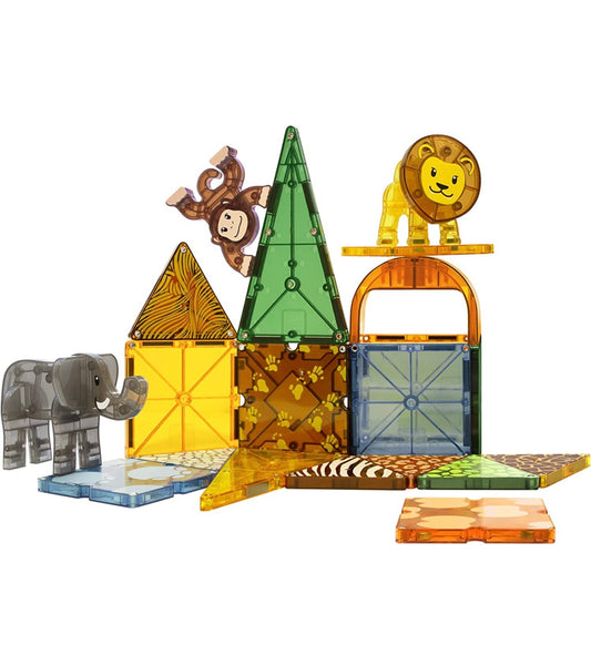 Magna Tiles 磁力片積木玩具 - 野生動物 25 塊套裝