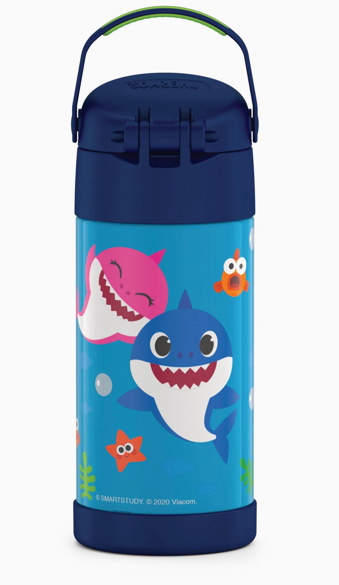 Thermos x Baby Shark12小時保冷吸管水壺 (12 ounce)