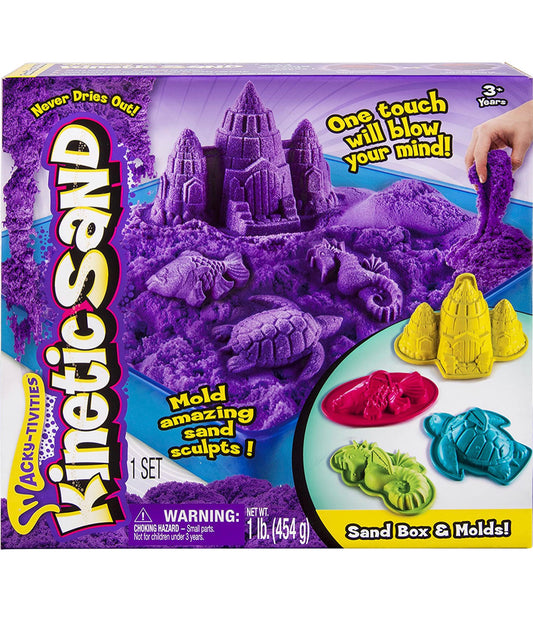 Kinetic Sand 動力沙 彩沙海底城堡套裝 (*顏色隨機 藍色/紫色/綠色)