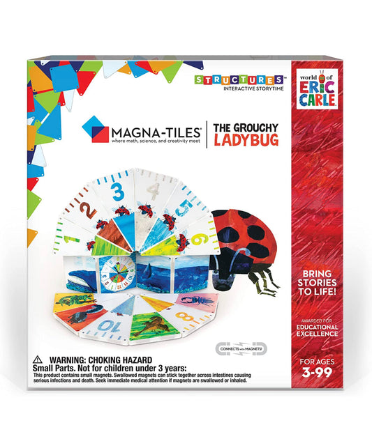 Eric Carle x Magna-Tiles 磁力片積木玩具 - The Grouchy Lady Bug 16塊套裝