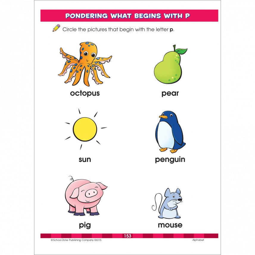 School Zone - Big Preschool Workbook