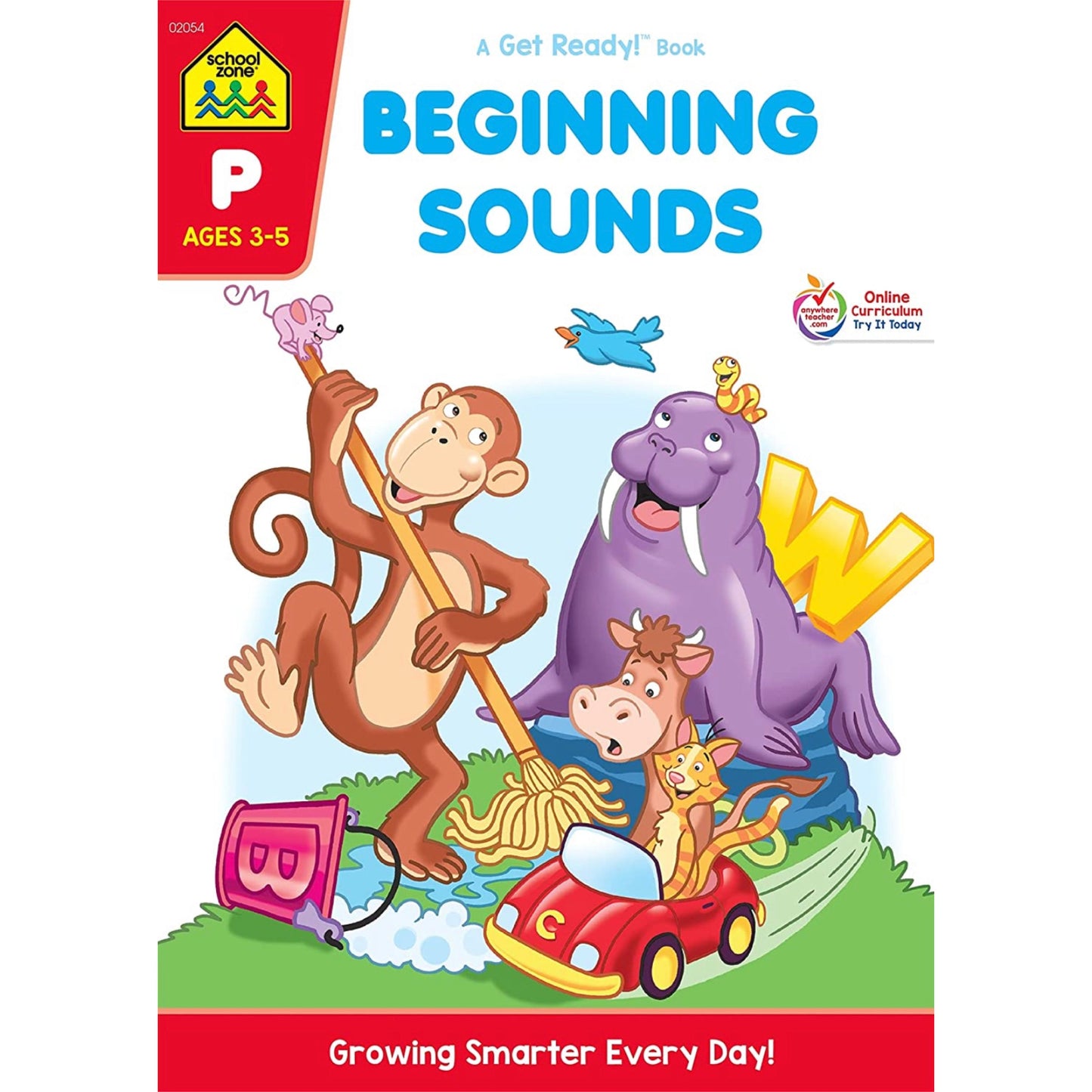 School Zone - Preschool Workbook-B (32pages) Does it Belong?