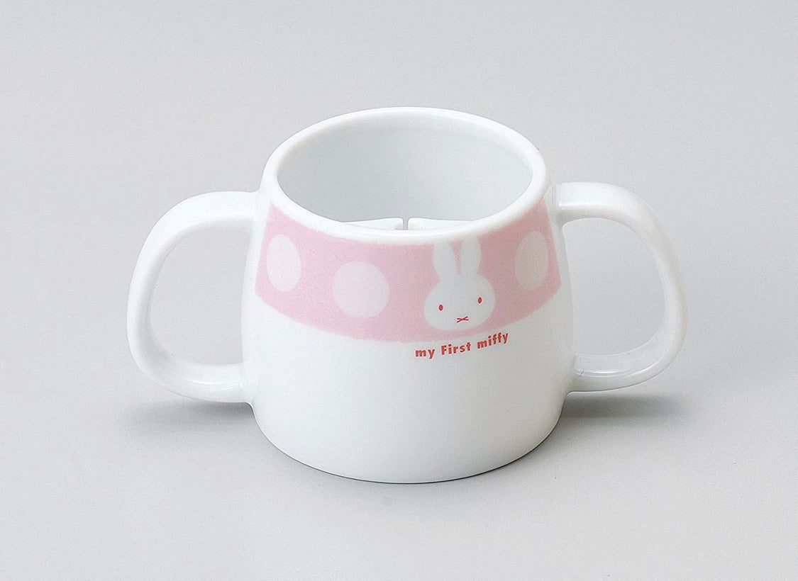 [日本製] 餐具 - Miffy 粉色餐具8件裝禮盒裝 (粉紅／粉藍）