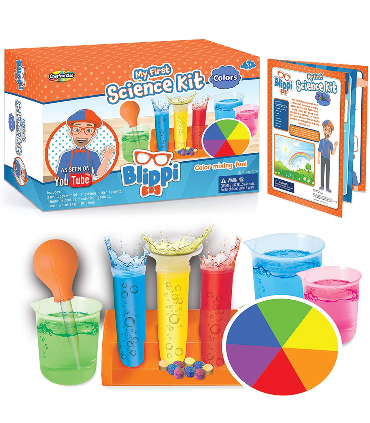 𝗖𝗿𝗲𝗮𝘁𝗶𝘃𝗲 𝗞𝗶𝗱𝘀 X 𝗕𝗹𝗶𝗽𝗽𝗶 My first Science Kit (Colours + Sink & Float)