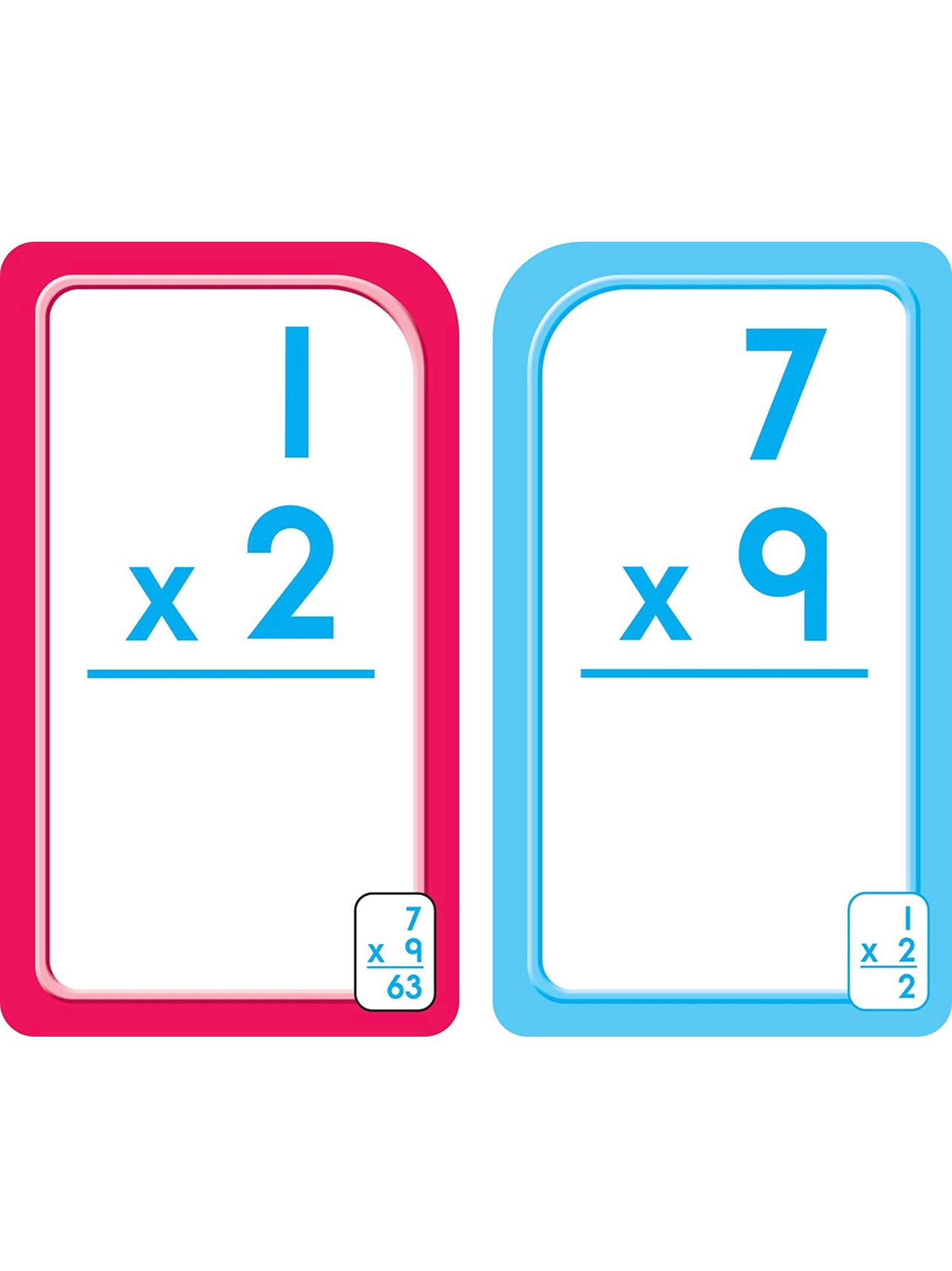 School Zone Flash Card 學習記憶快閃卡 - Multiplication 0-12