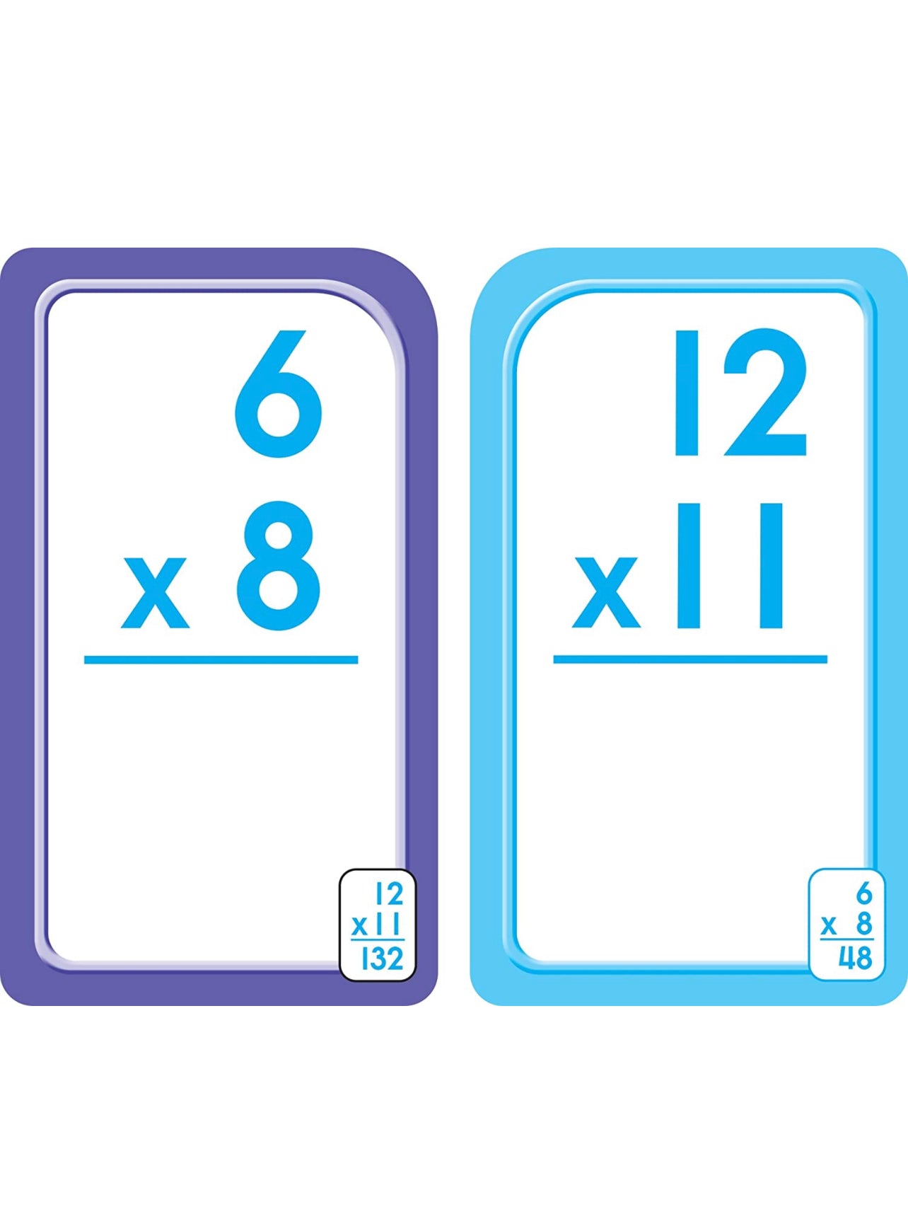 School Zone Flash Card 學習記憶快閃卡 - Multiplication 0-12