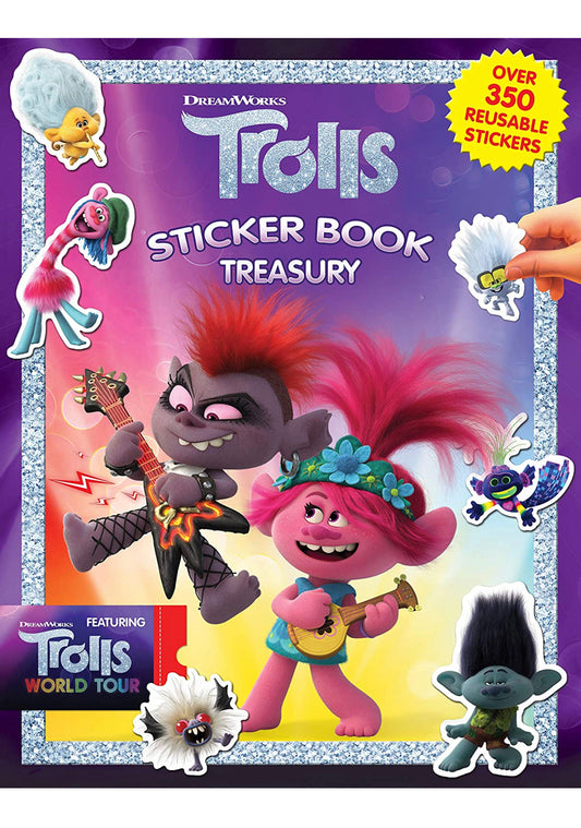 Trolls - 可重貼貼紙遊戲書