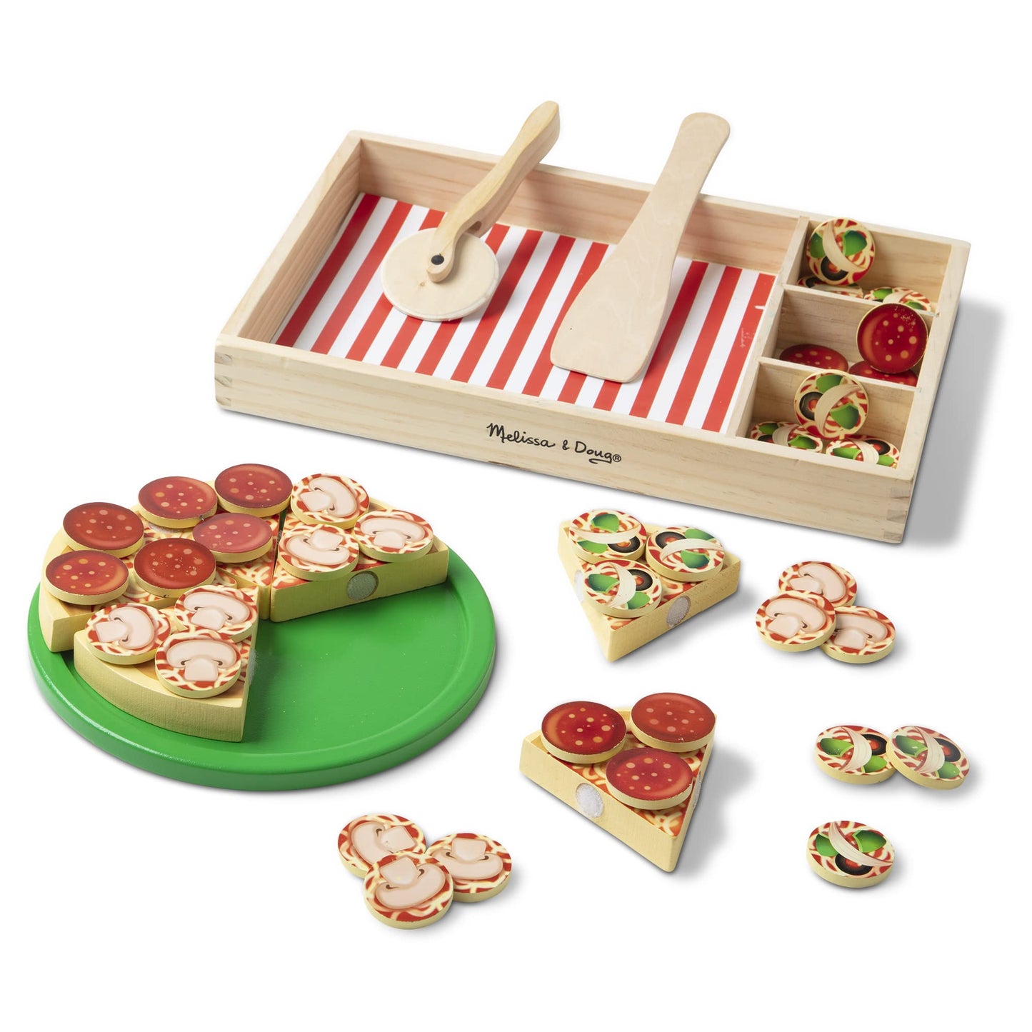 Melissa & Doug - 木製Pizza套裝