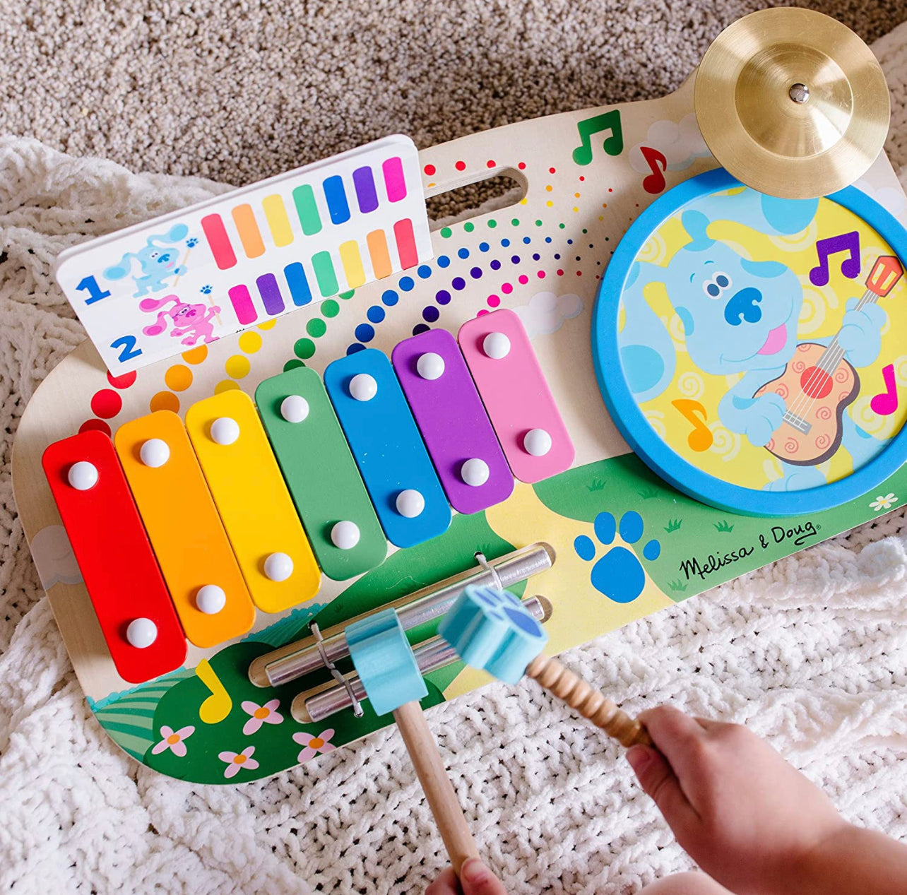 Melissa & Doug x Blue's Clues 🌈彩虹音樂5重奏