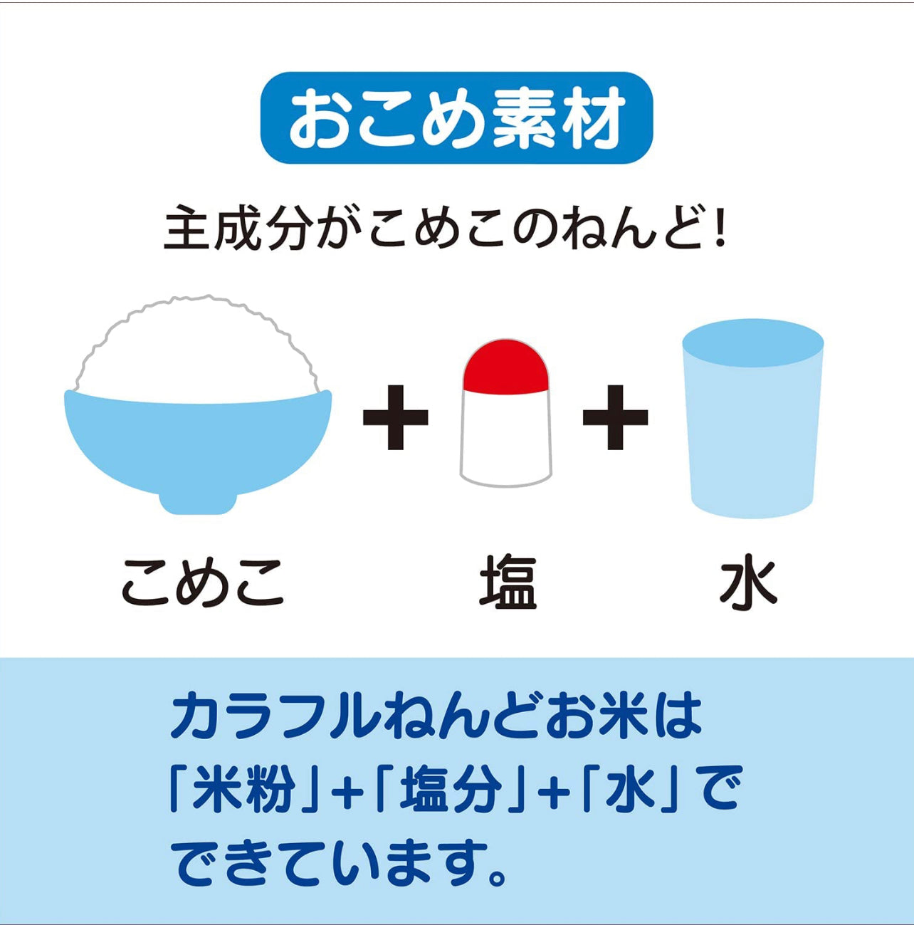 日本直送 - 8色大米粘土 (@30g)