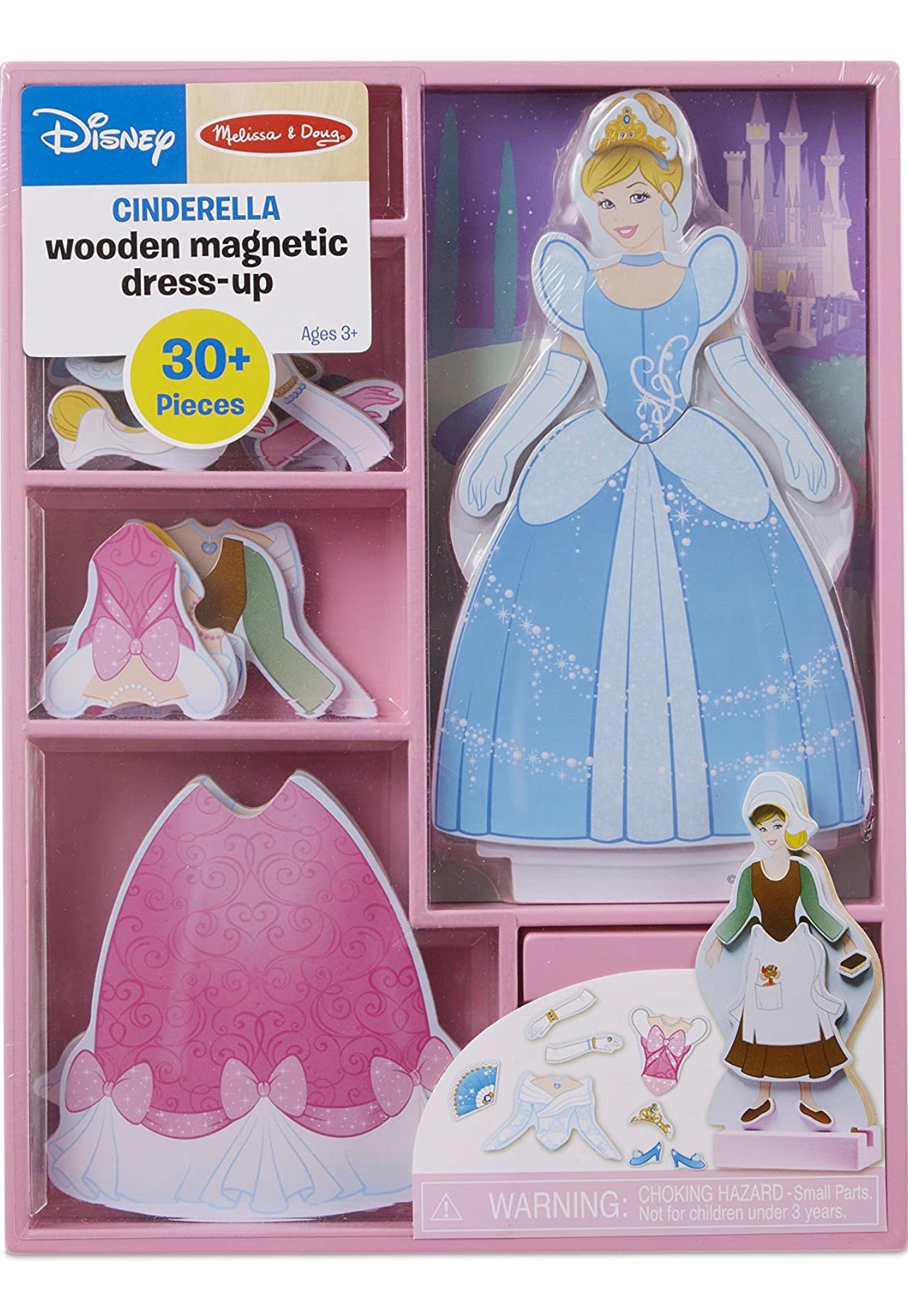 Melissa & Doug X Disney 👸🏼迪士尼公主木製磁貼換衫遊戲套裝