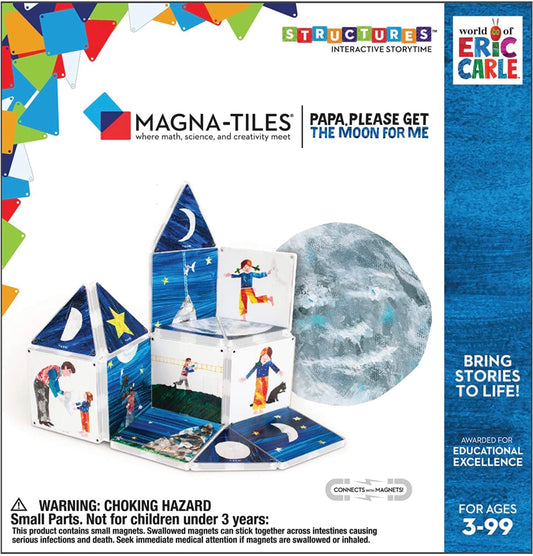 Eric Carle x Magna-Tiles 磁力片積木玩具 - Papa Please Get The Moon For Me 16塊套裝
