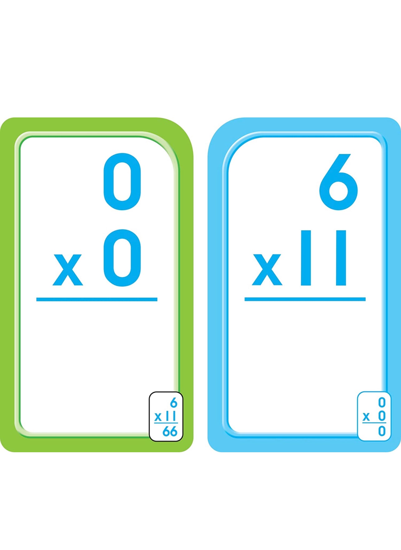 School Zone Flash Card 學習記憶快閃卡 - Multiplication 0-12