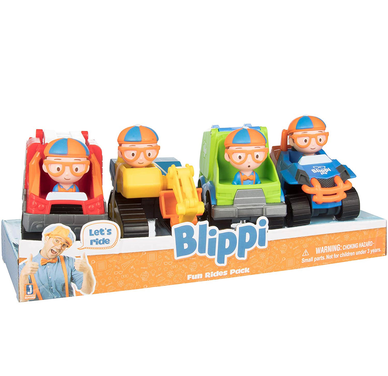 Blippi 4 in 1 車車套 (3’’)